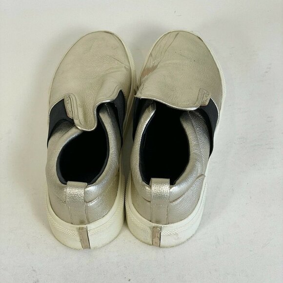 Kendal + Kylie Women Tenley Platform Sneakers Slip On Metallic Gold 8.5M Leather - Picture 7 of 11